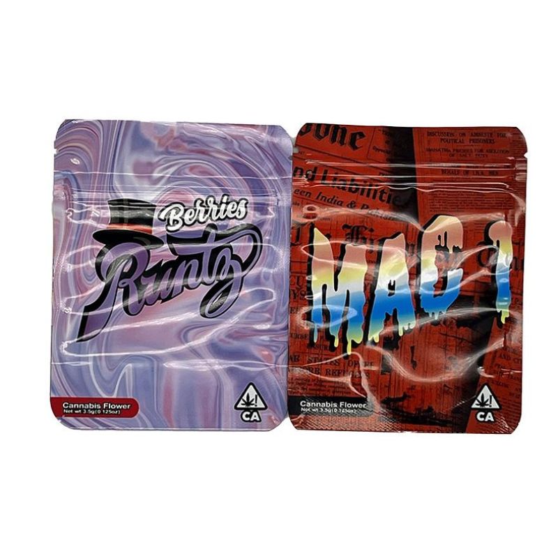 3.5G Black Cherry Gelato Strain Mylar Packaging Bag